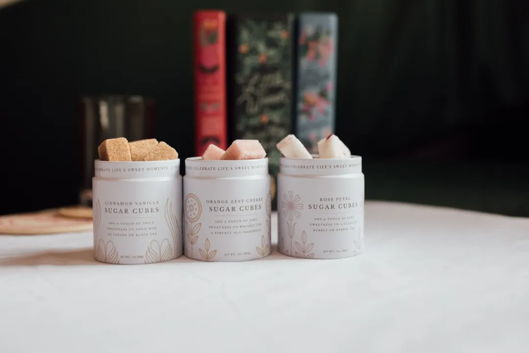 Storied Goods Orange-Cherry Sugar Cubes 