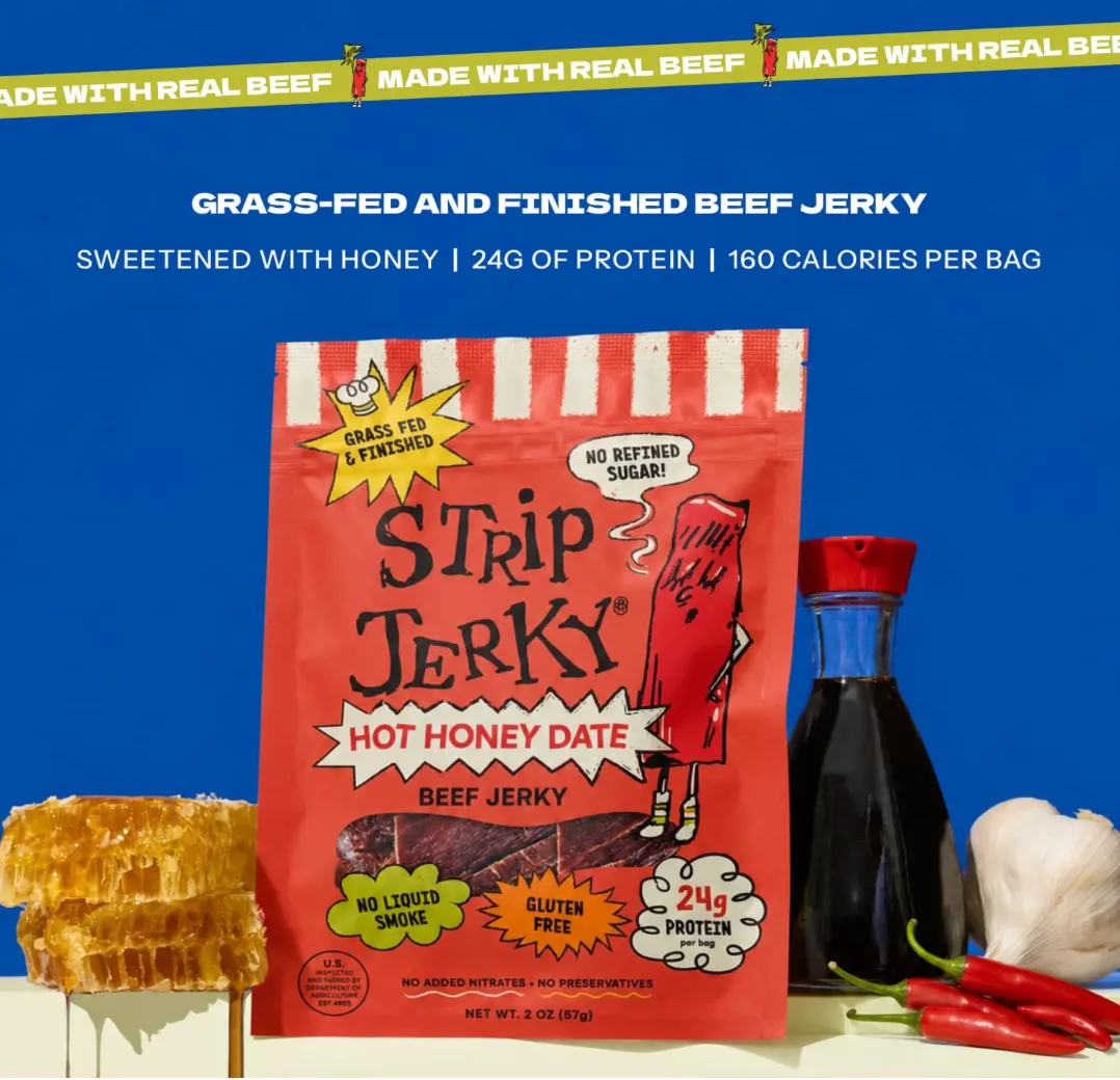 Hot Honey Date Beef Jerky (12-pack)