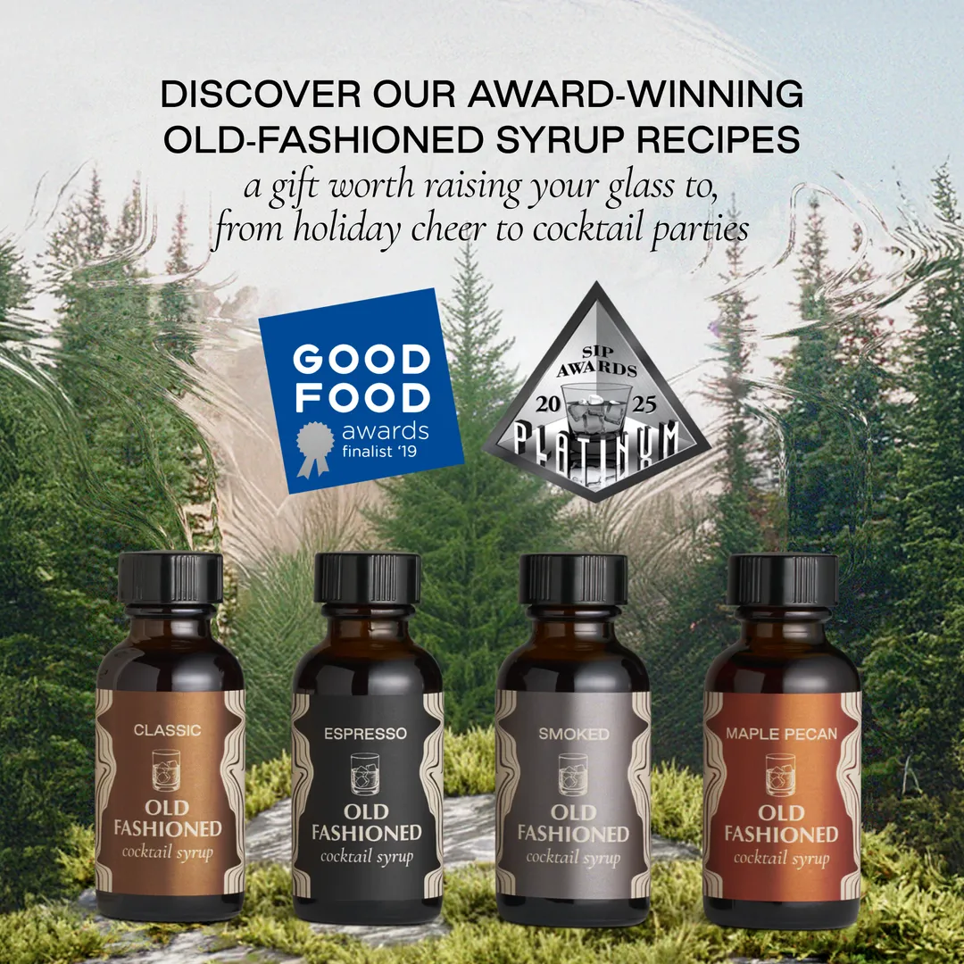 Old Fashioned Cocktail Syrup Sample Set