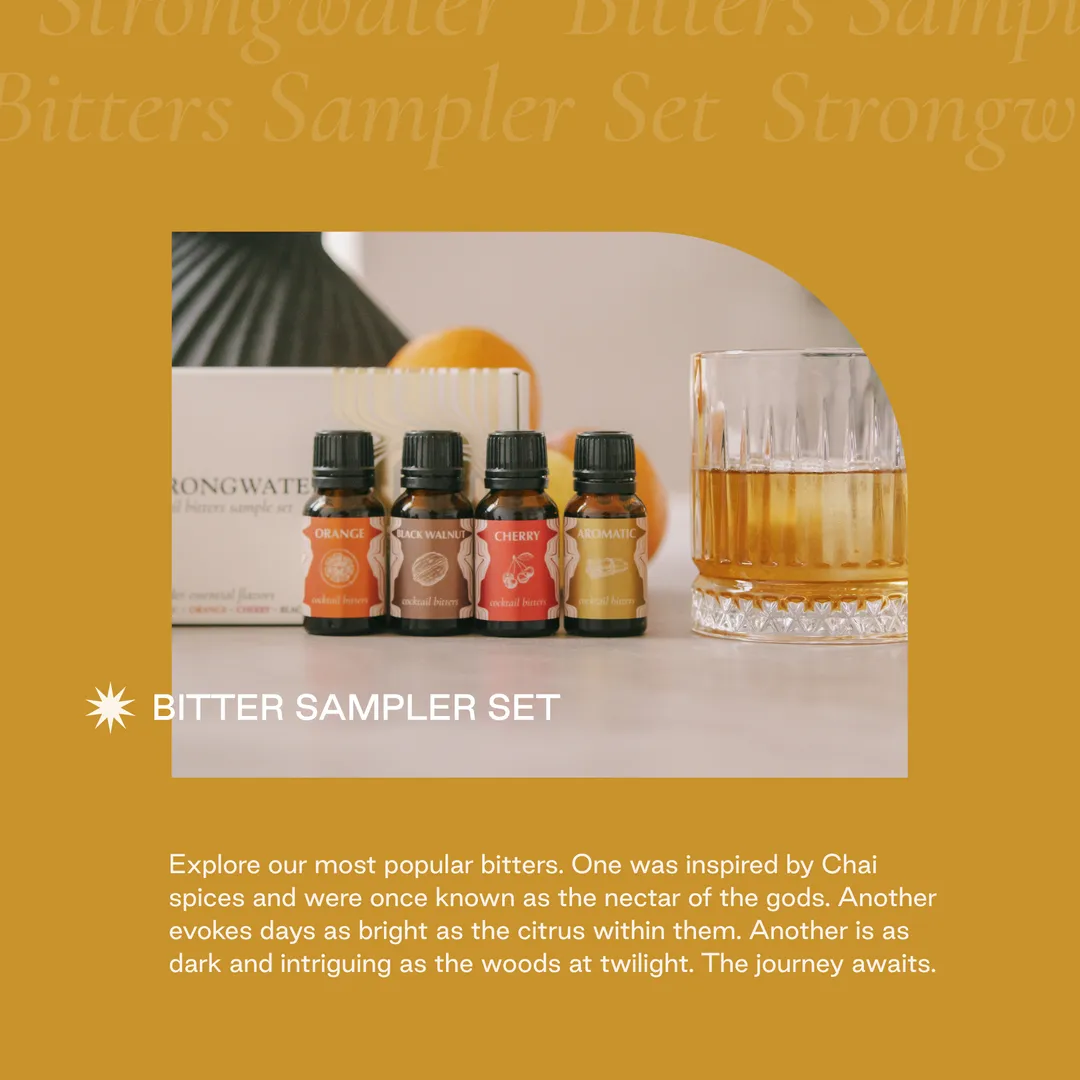 Cocktail Bitters Sample Set