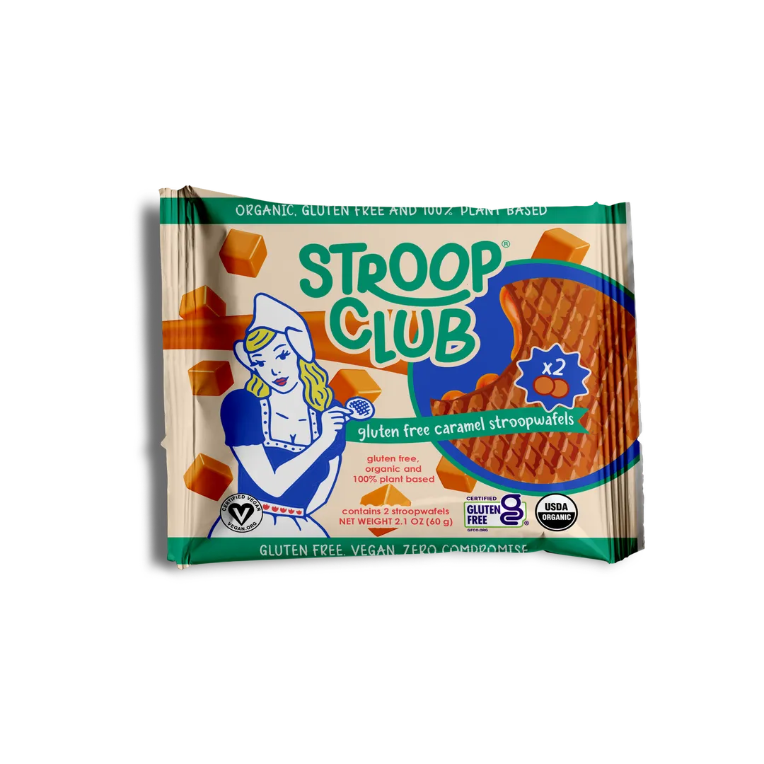 Gluten Free Caramel Organic Stroopwafel 2-pack