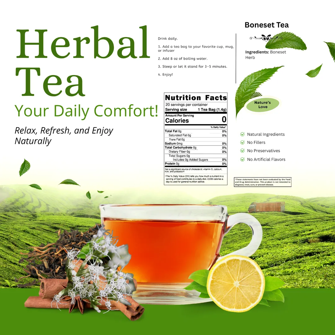 Boneset Tea - Herbal, Earthy & Naturally Refreshing