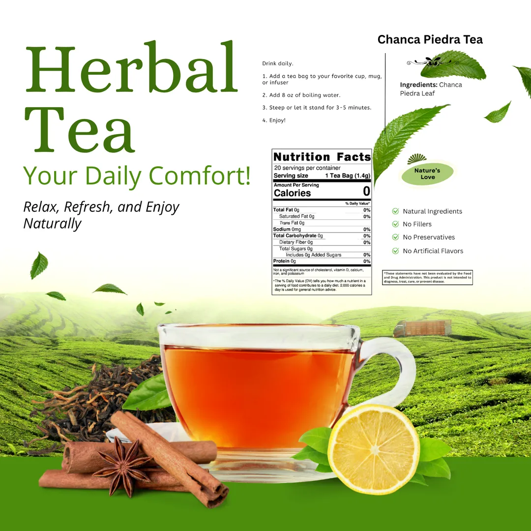 Chanca Piedra Tea - Smooth, Earthy, and Supports Wellness