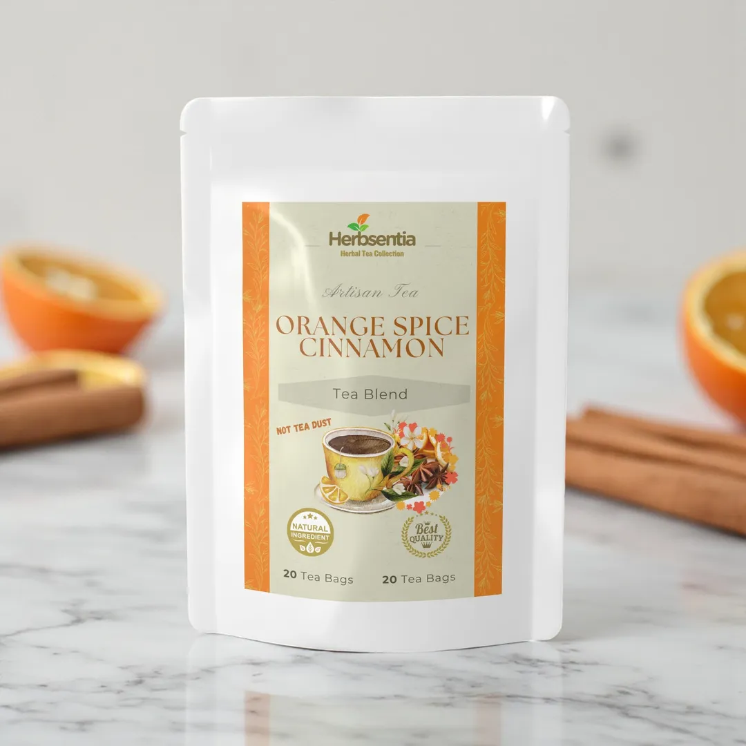 Orange Spice Cinnamon Tea – Spiced black tea with bright citrus notes