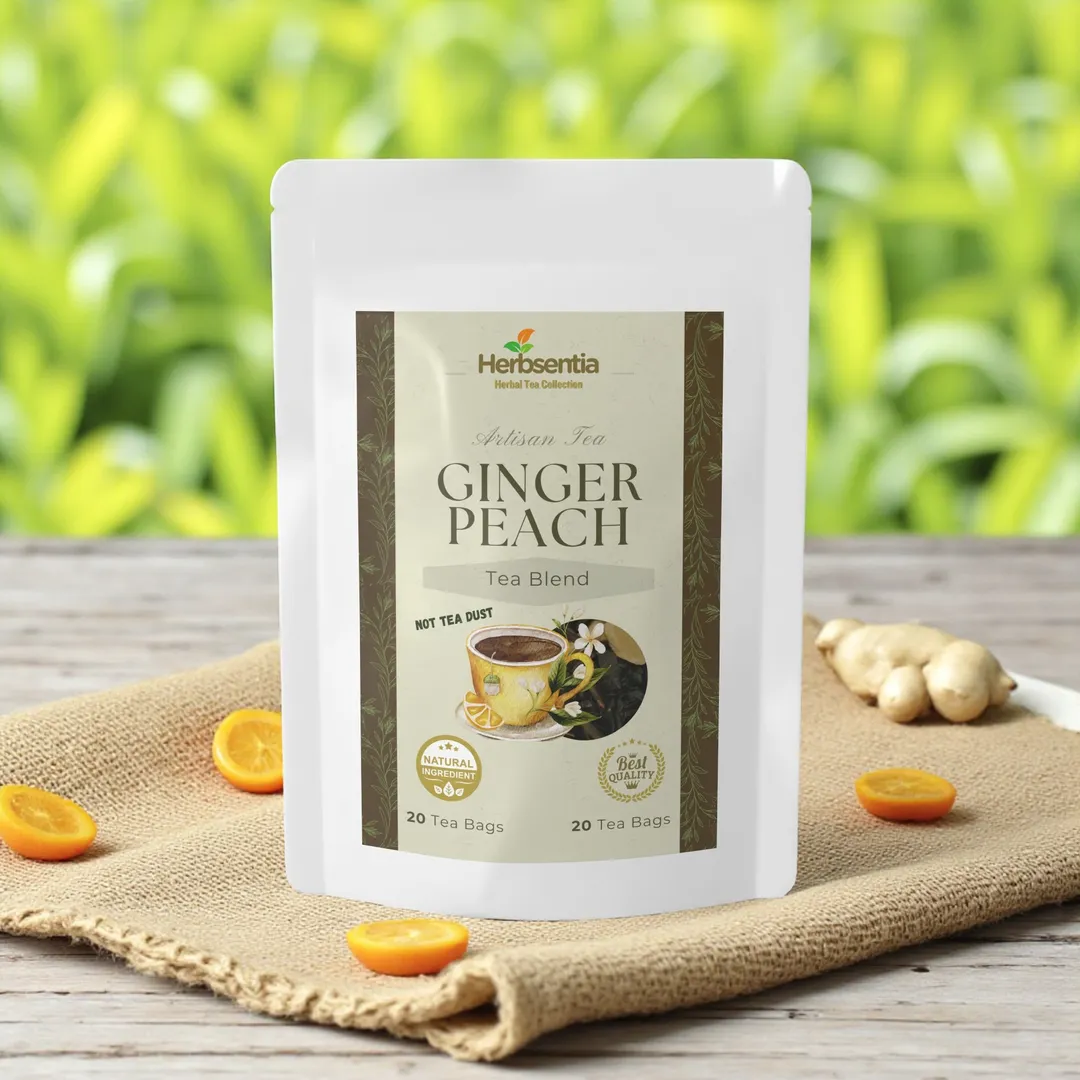 Ginger Peach Tea – Fruity black Tea with Warm Ginger Notes
