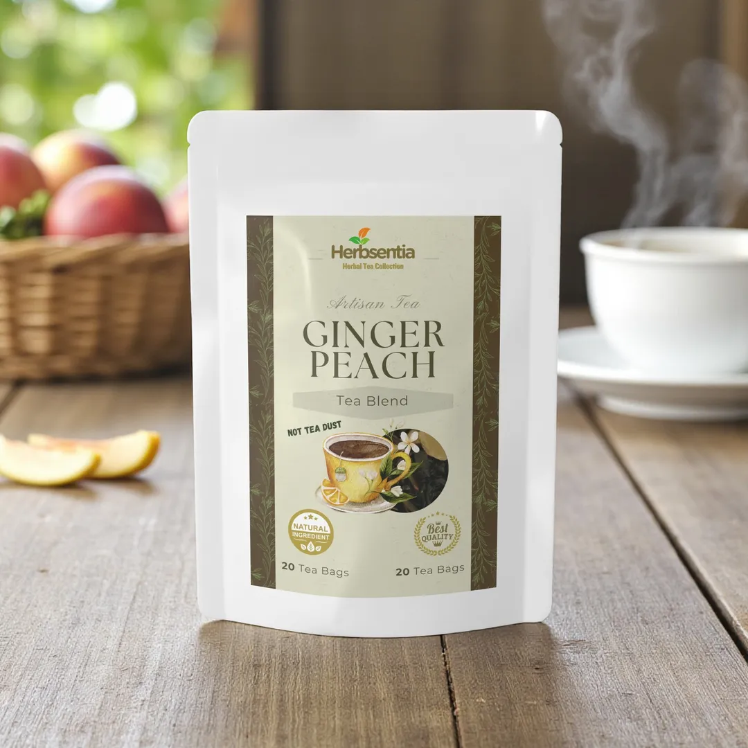 Ginger Peach Tea – Fruity black Tea with Warm Ginger Notes