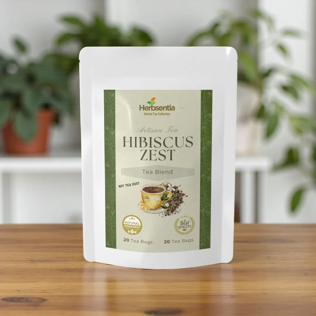 Hibiscus Zest Tea - Herbal Blend for Daily Vitality