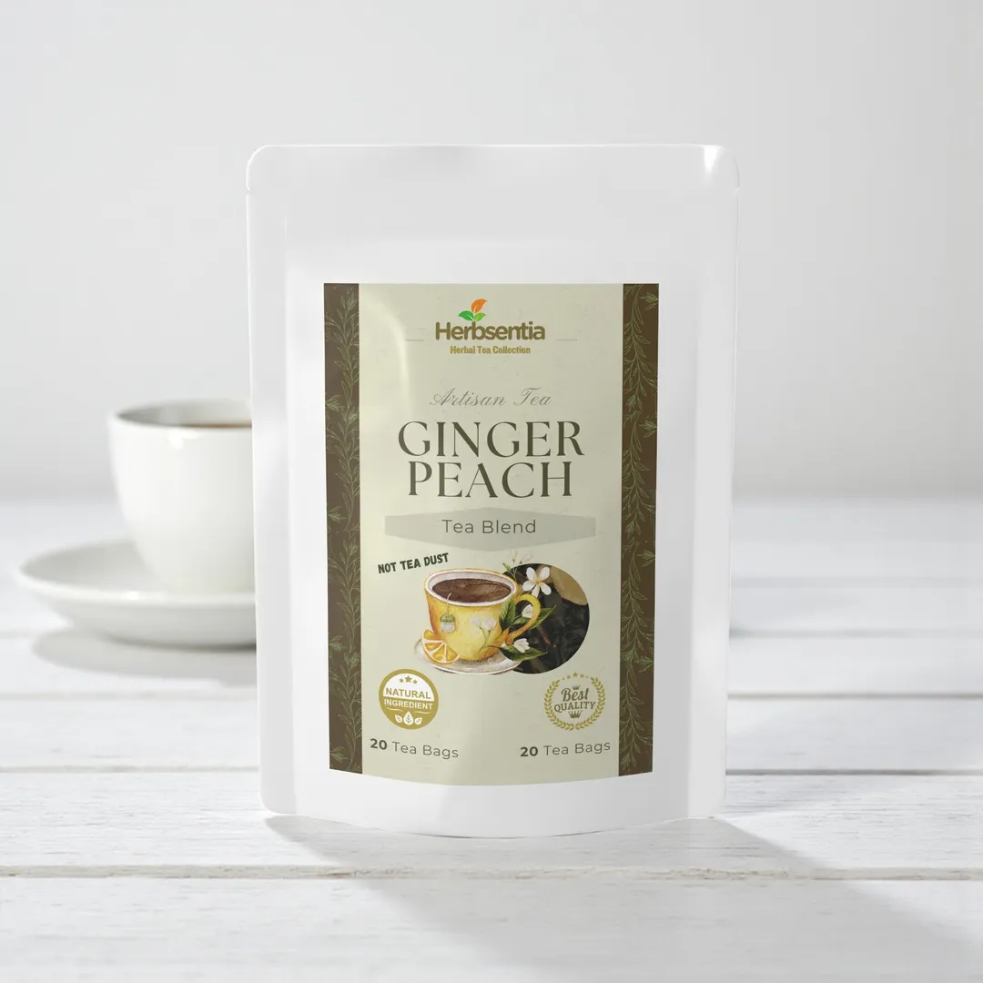 Ginger Peach Tea – Fruity black Tea with Warm Ginger Notes