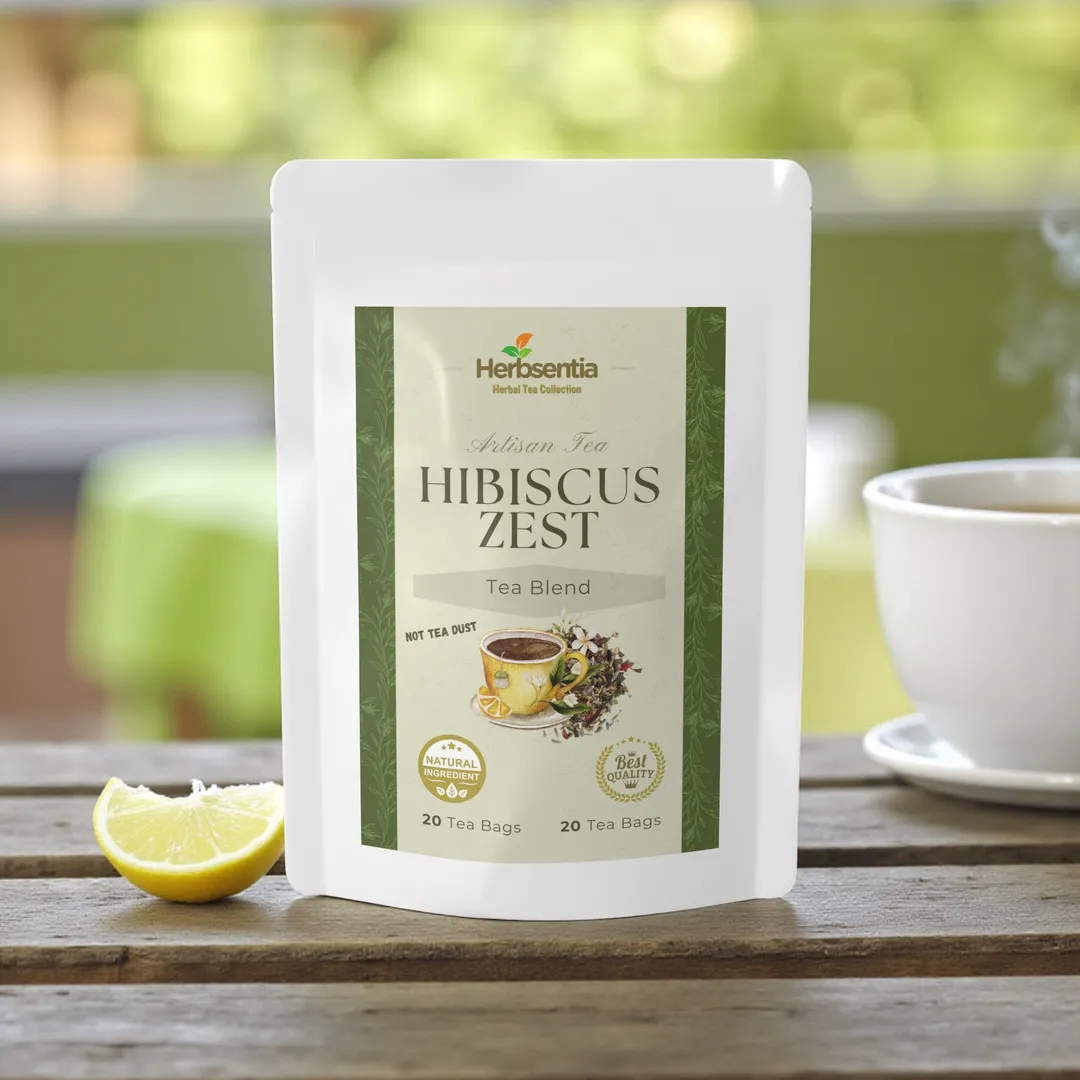 Hibiscus Zest Tea - Herbal Blend for Daily Vitality
