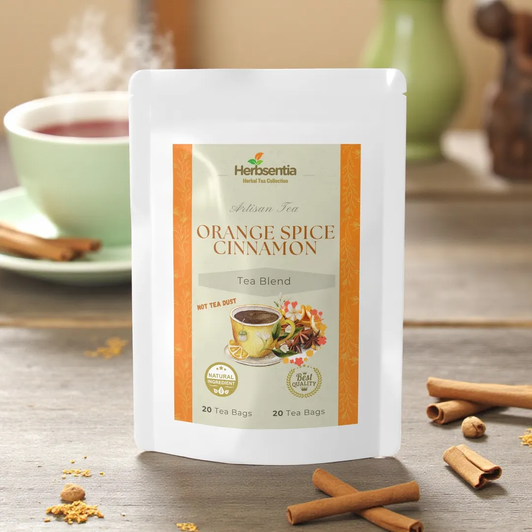 Orange Spice Cinnamon Tea – Spiced black tea with bright citrus notes