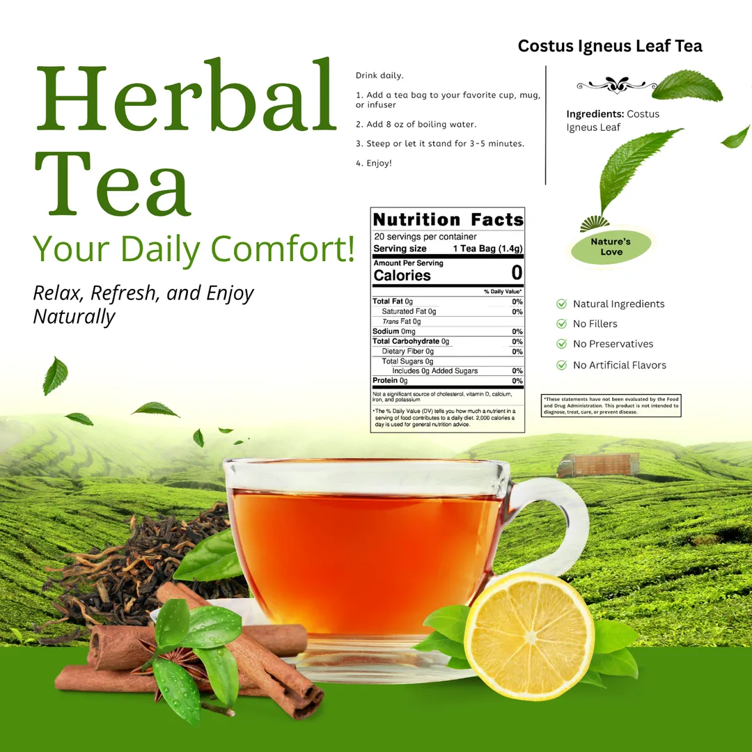 Insulin Plant Tea - Calming, Herbal & Naturally Soothing