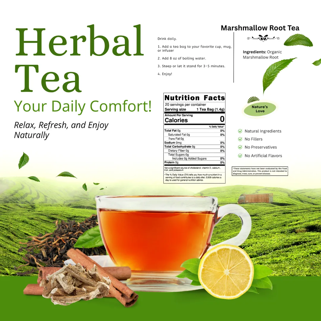Marshmallow Root Tea - Calming & Naturally Soothing