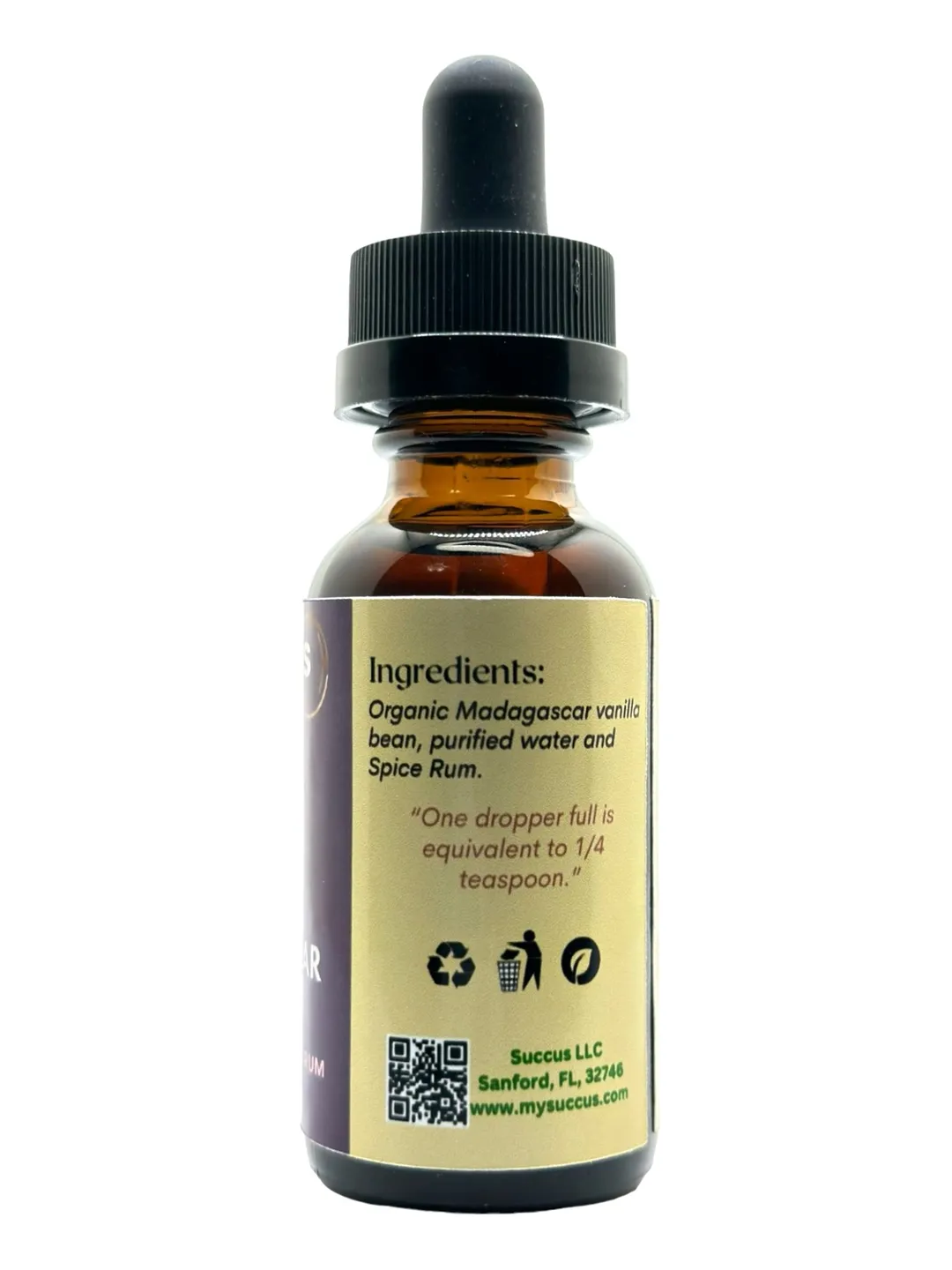 Madagascar Vanilla Extracted With Spiced Rum