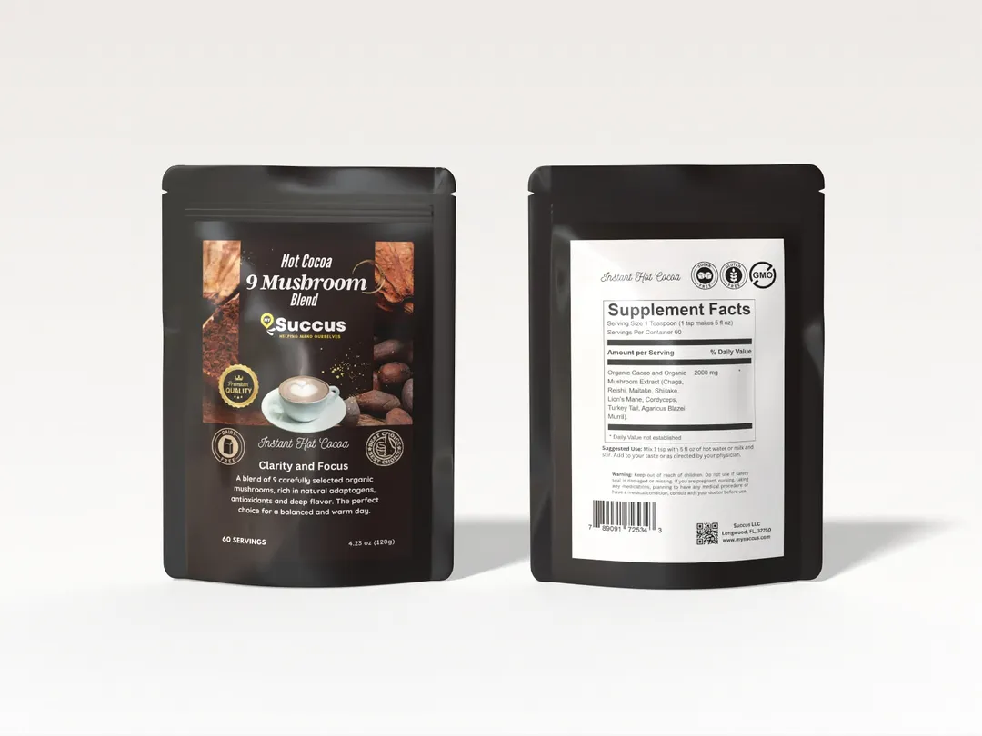 9 Mushroom Blend Hot Cocoa - Organic
