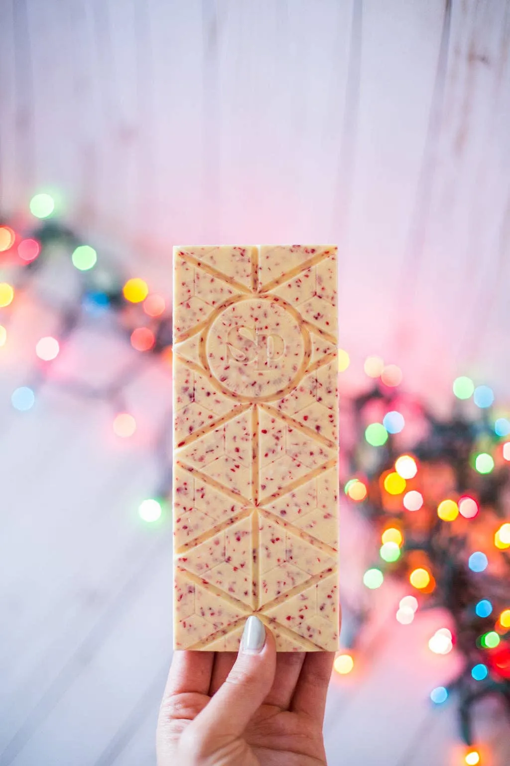 Candy Cane White Chocolate Peppermint Bar