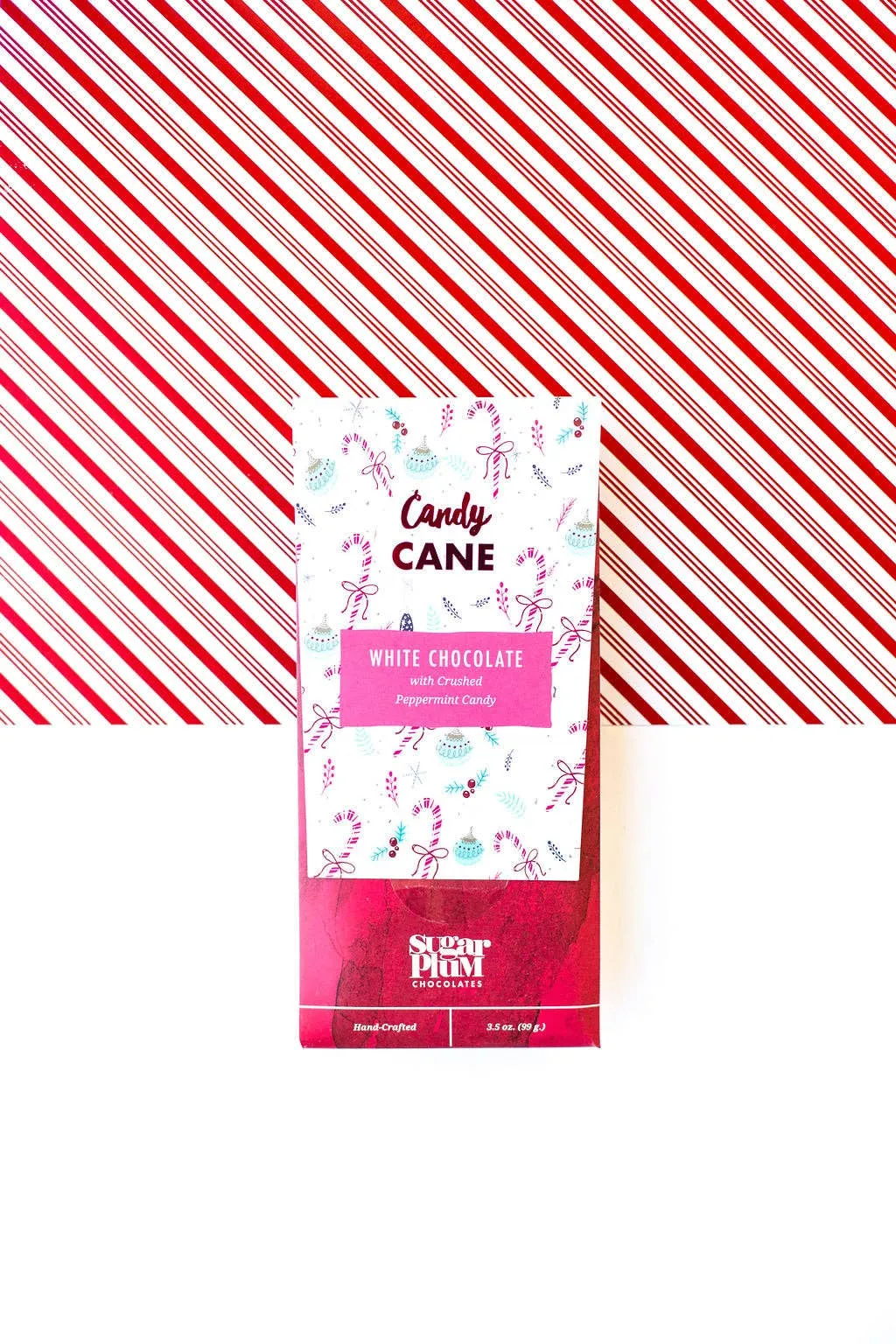 Candy Cane White Chocolate Peppermint Bar