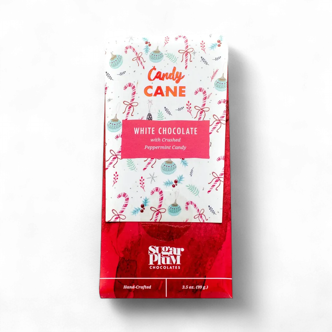 Candy Cane White Chocolate Peppermint Bar