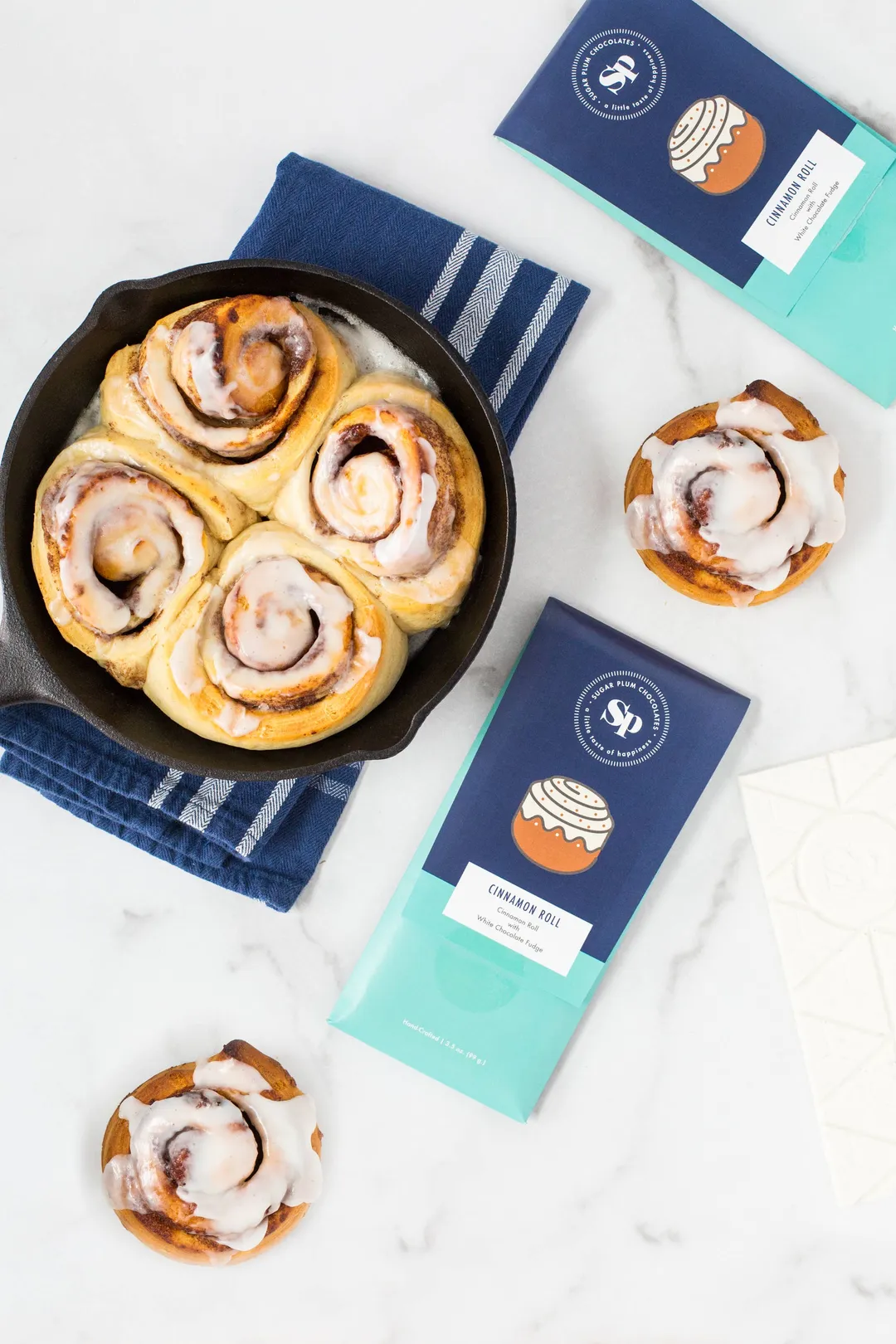 Sugar Plum Chocolates Cinnamon Roll Candy Bar
