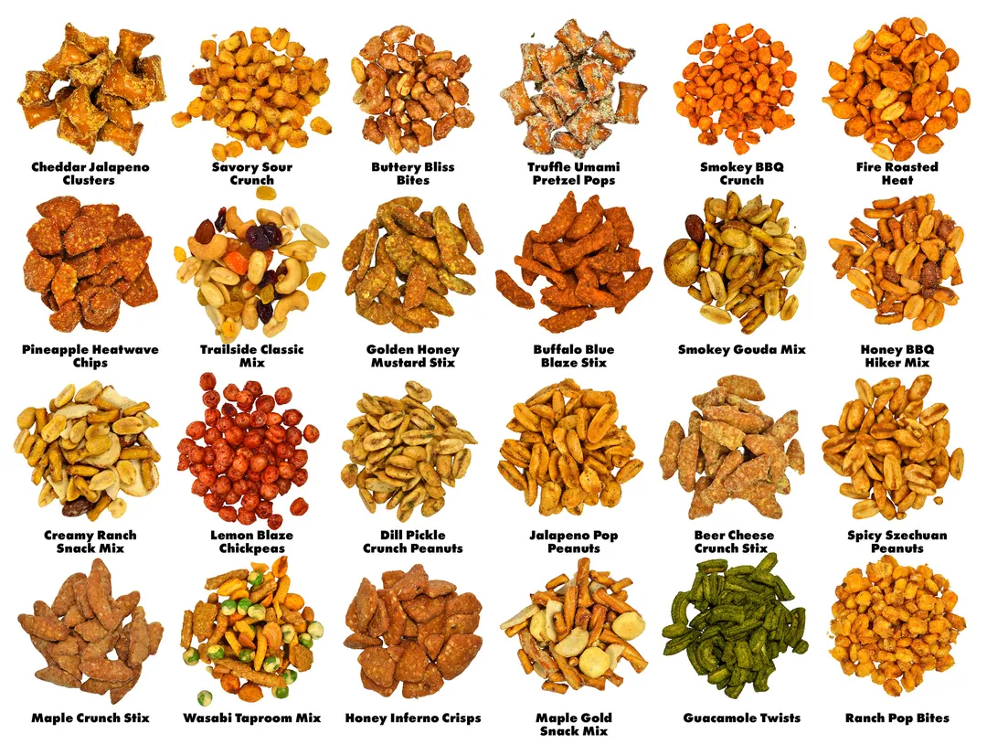 24 Days of Nuts + Snacks Collection - Holiday Advent Calendar