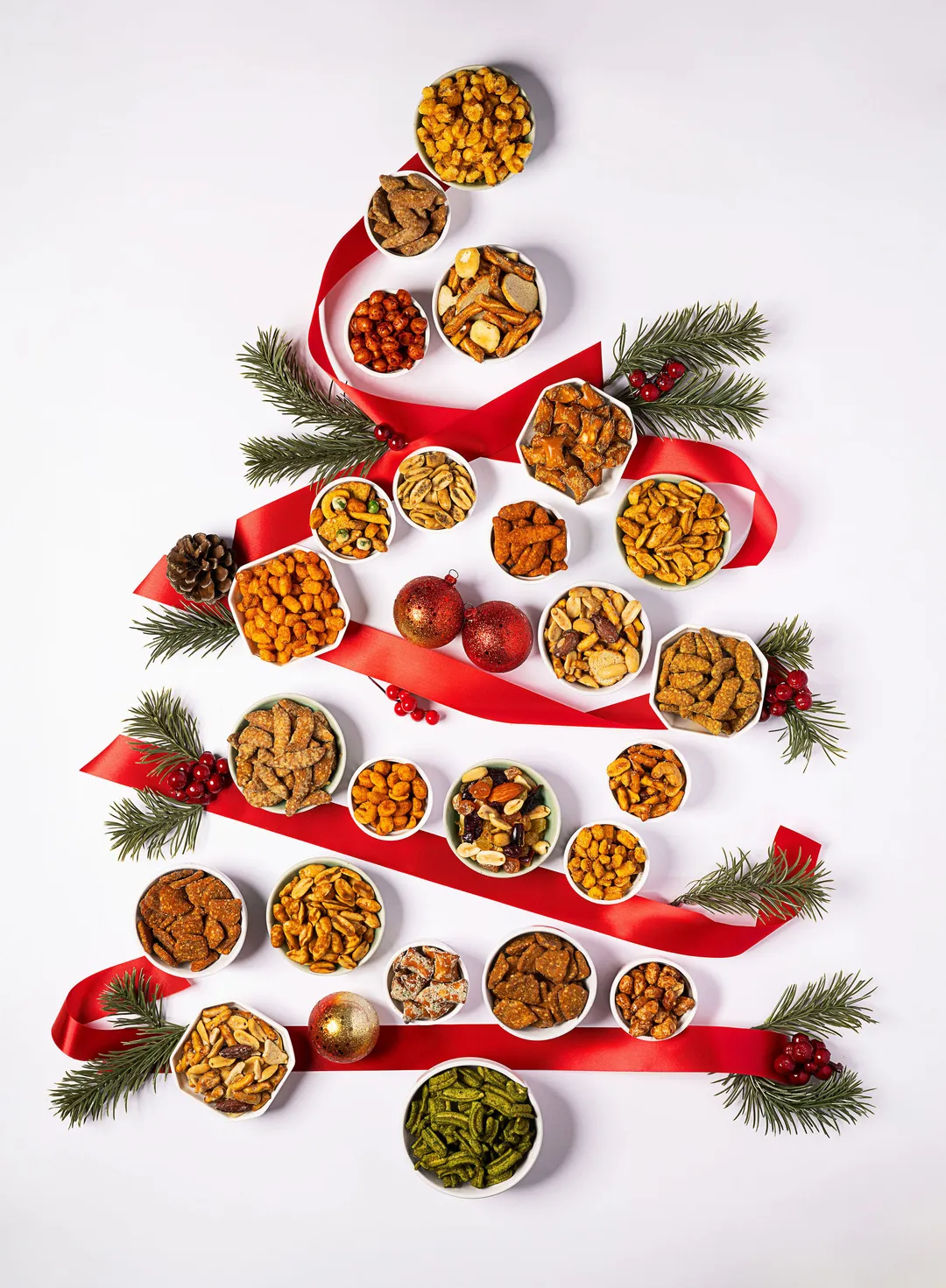 24 Days of Nuts + Snacks Collection - Holiday Advent Calendar