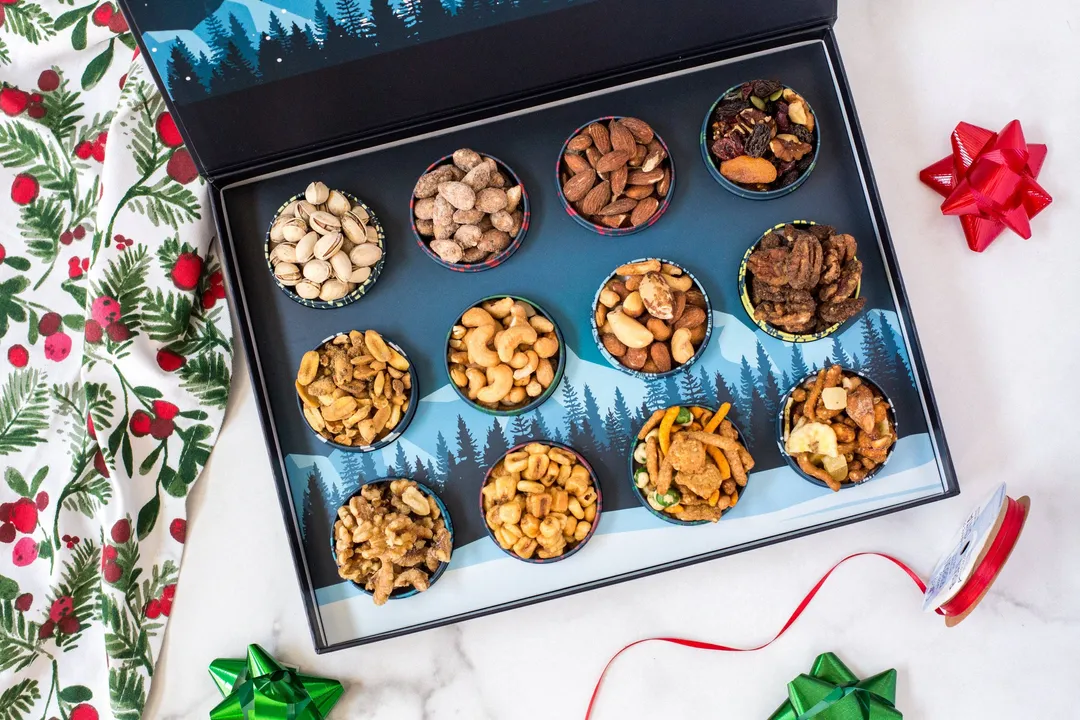 12 Days of Gourmet Nuts Premium Winter Wonderland Selection