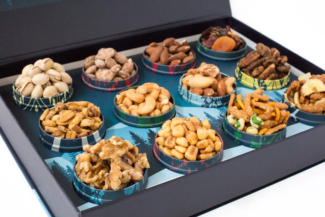 12 Days of Gourmet Nuts Premium Winter Wonderland Selection