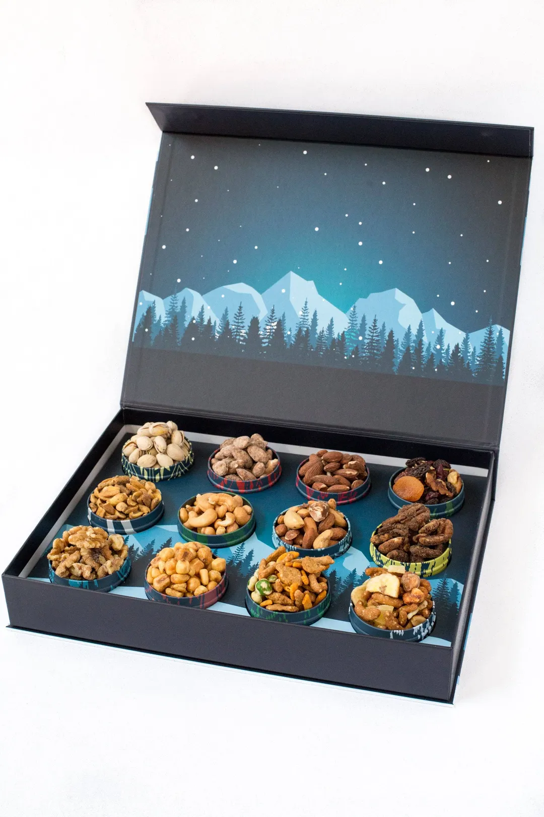 12 Days of Gourmet Nuts Premium Winter Wonderland Selection