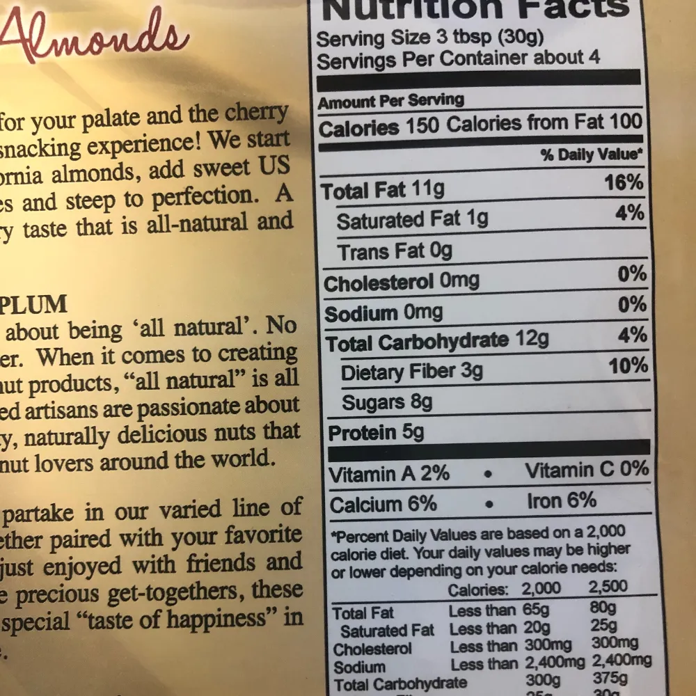 All Natural Cherry Almonds Candied Epicurean Nuts Vegan
