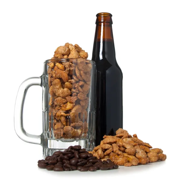 Coffee Stout Cashews - 4 Oz. Bag - Epicurean Flavored Nuts