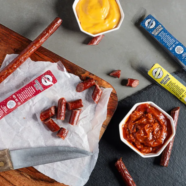 Damn Man Beef Jerky Meat Stick 1 Oz. Original, Spicy, Pepper