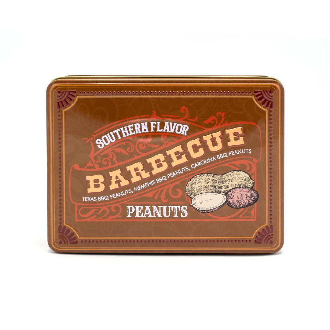 Southern Flavor BBQ Peanuts Gourmet Barbecue Nut Gift Tin