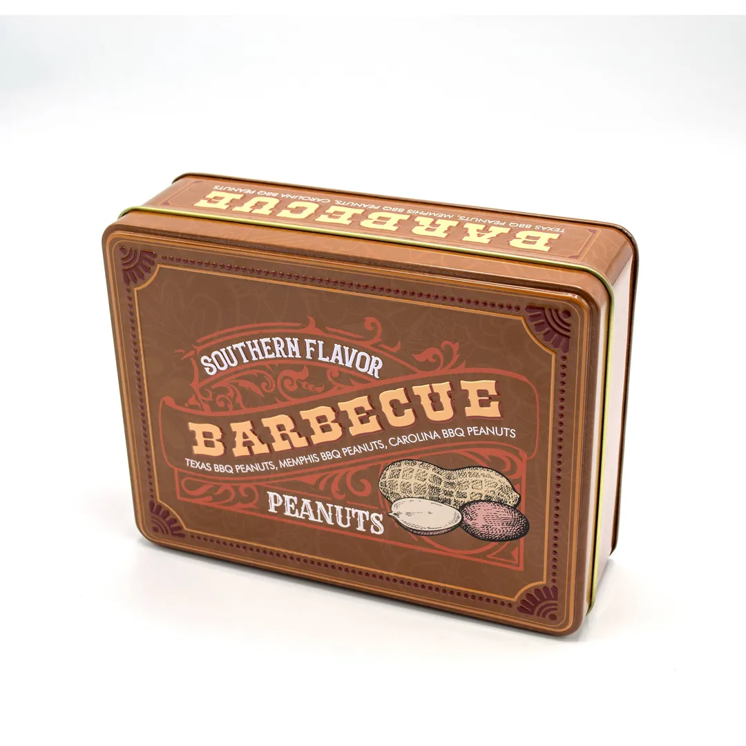 Southern Flavor BBQ Peanuts Gourmet Barbecue Nut Gift Tin