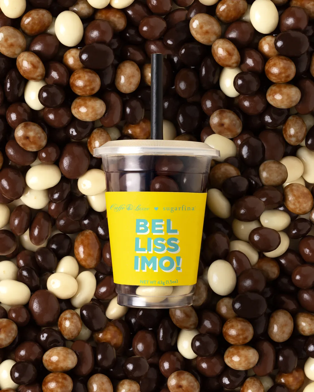 Chocolate Espresso Beans - Mini Coffee Candy Cup (Caffe Luxxe)