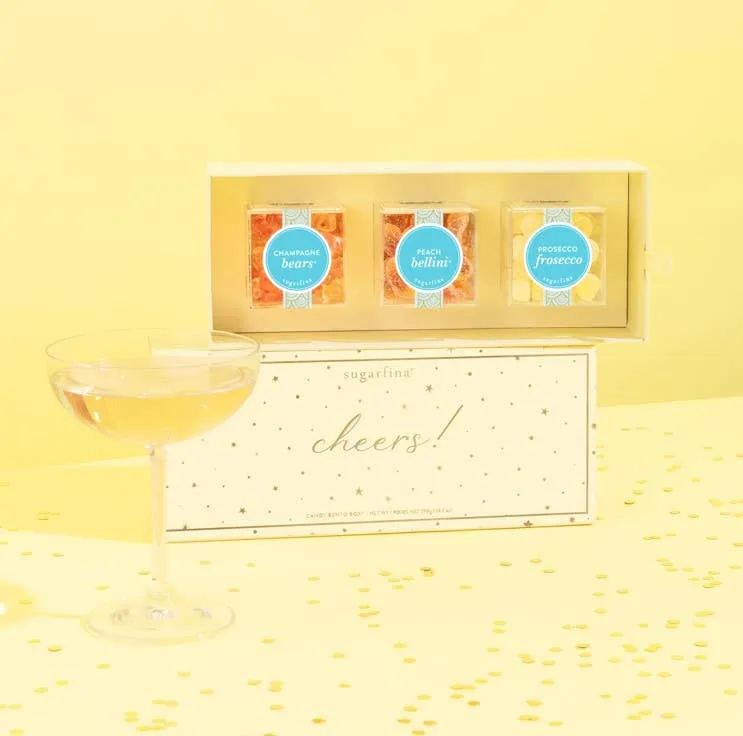 Cheers - 3pc Candy Bento Box® (Preset)