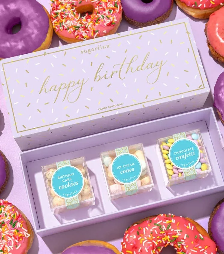 Happy Birthday - 3pc Candy Bento Box® (Preset)