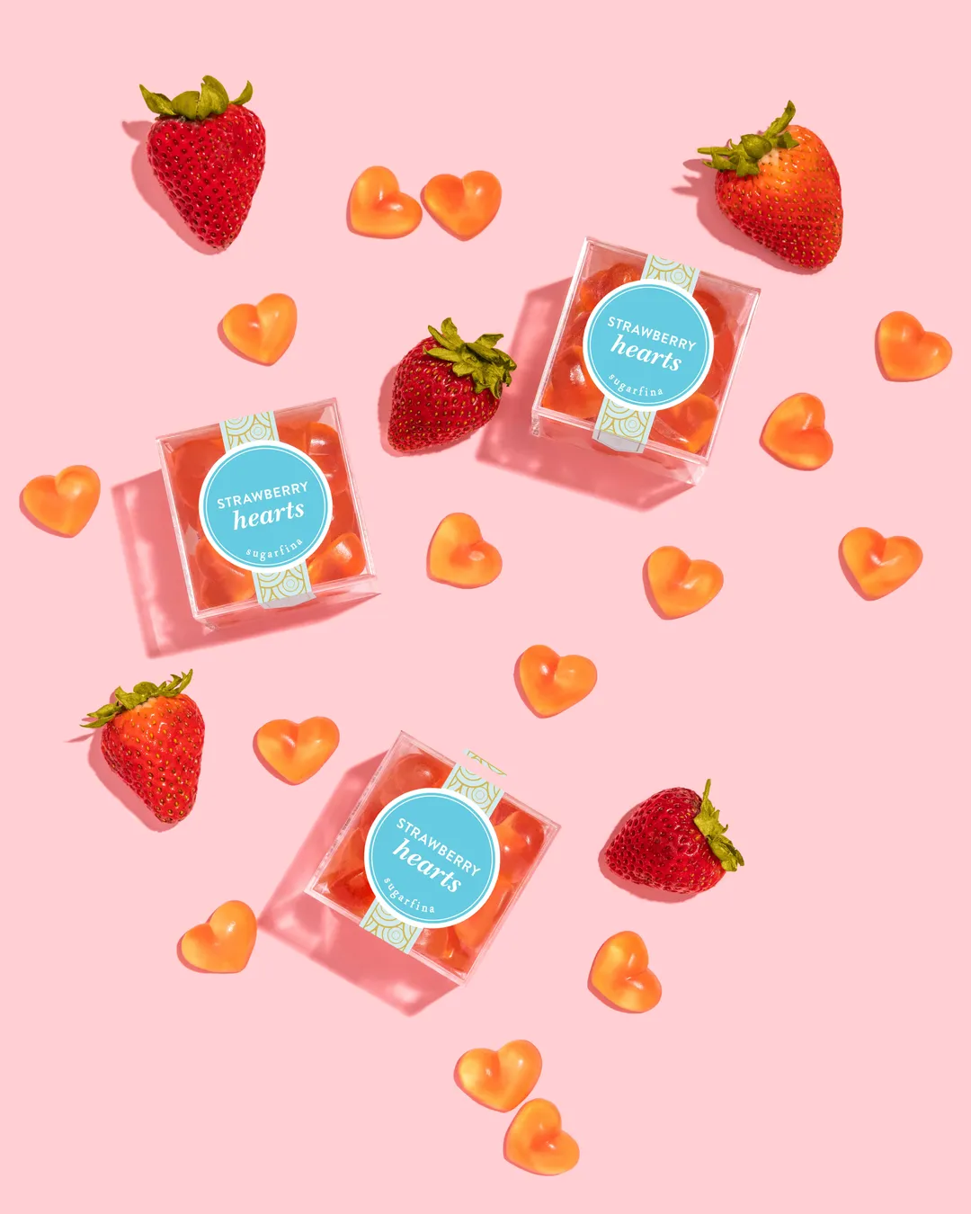 Strawberry Hearts  - Small