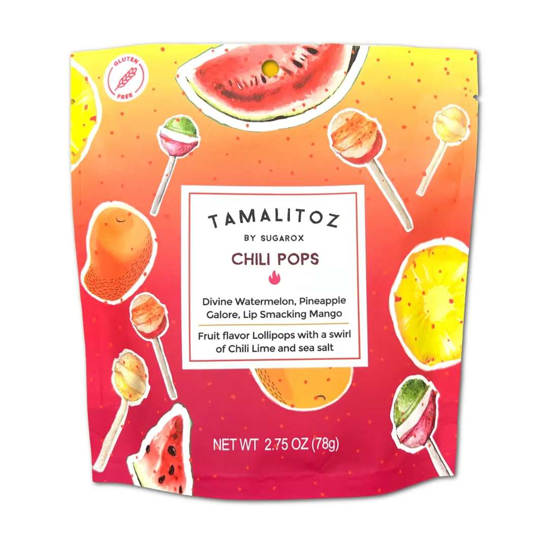 Spicy Lollipops - Chilipops Clipstrip 24ct