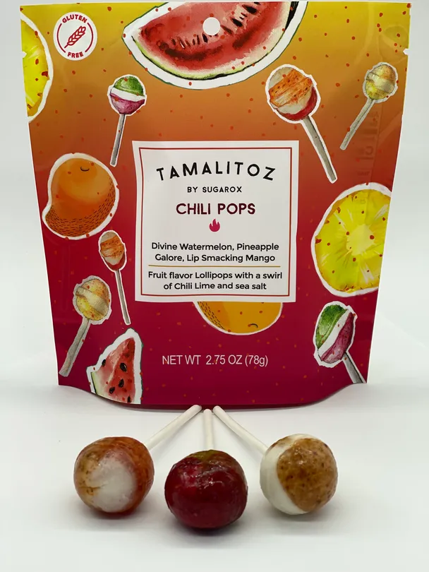 Spicy Lollipops - Chilipops Clipstrip 24ct