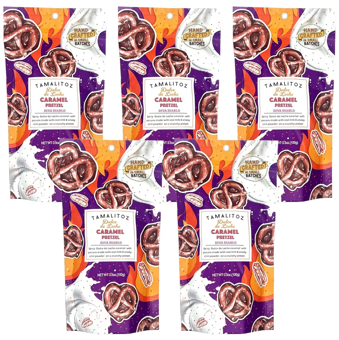 Tamalitoz Dulce de Leche Caramel - Diva Diablo (pretzel) 12c