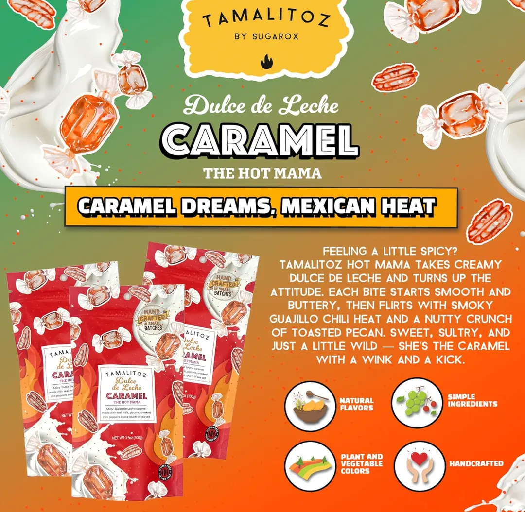 Tamalitoz Dulce De Leche Caramel - Spicy Mama 12ct