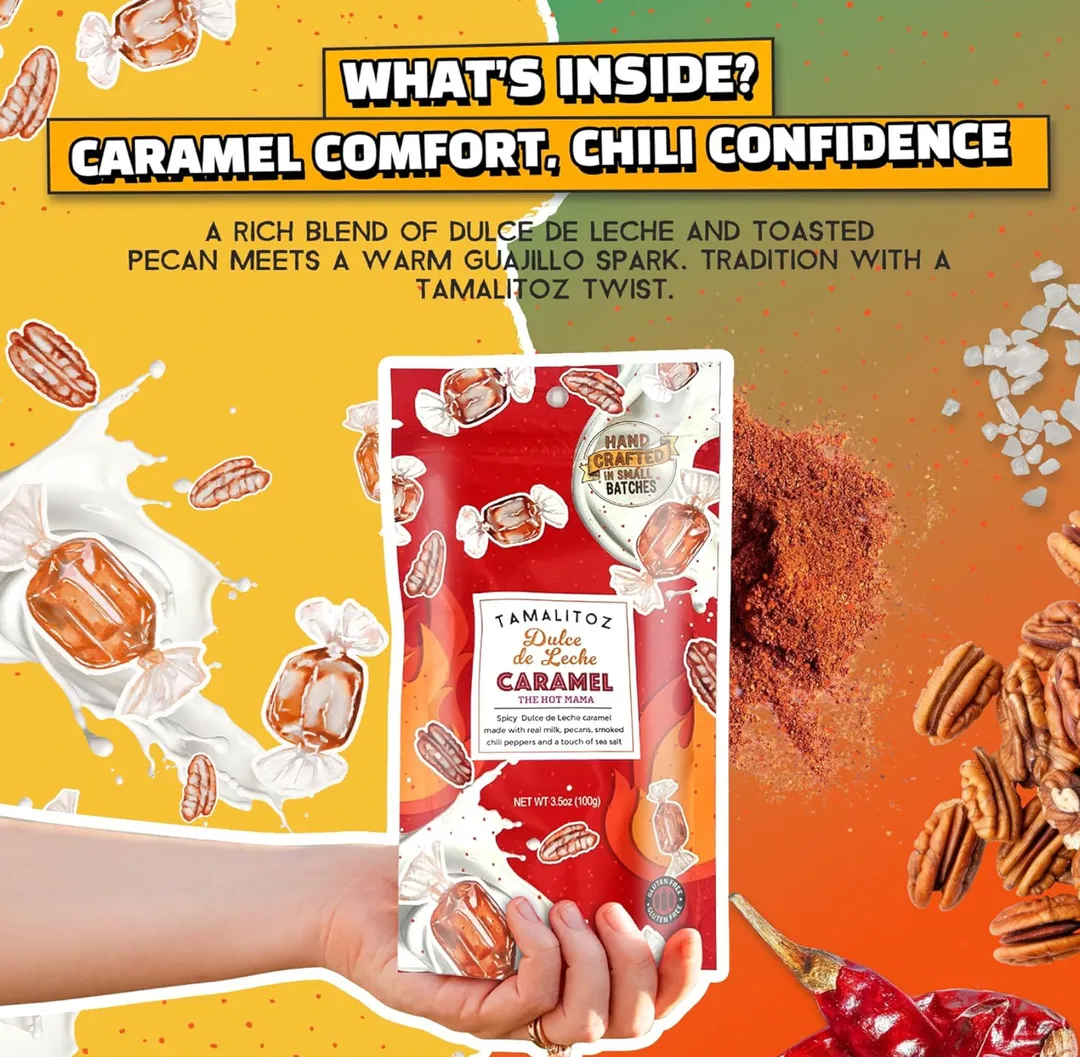 Tamalitoz Dulce De Leche Caramel - Spicy Mama 12ct