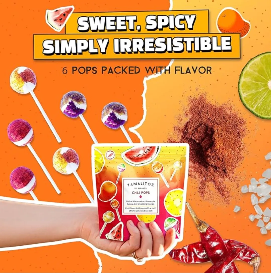 Spicy Lollipop - Chilipops Tamalitoz Mixed Starter Pack 12ct