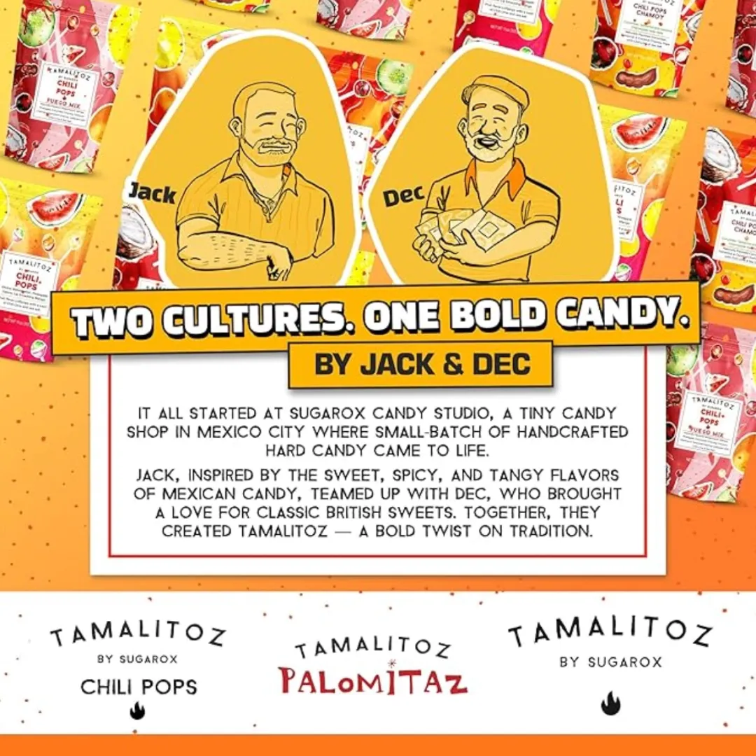Spicy Lollipops - Chamoy Chilipops By Tamalitoz 11oz