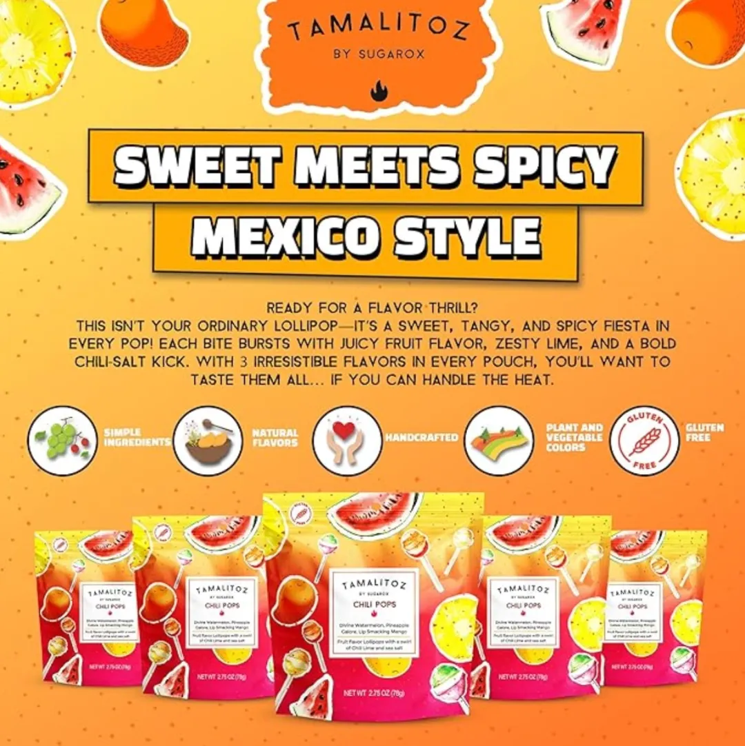Spicy Lollipop - Chilipops Tamalitoz Mixed Starter Pack 12ct