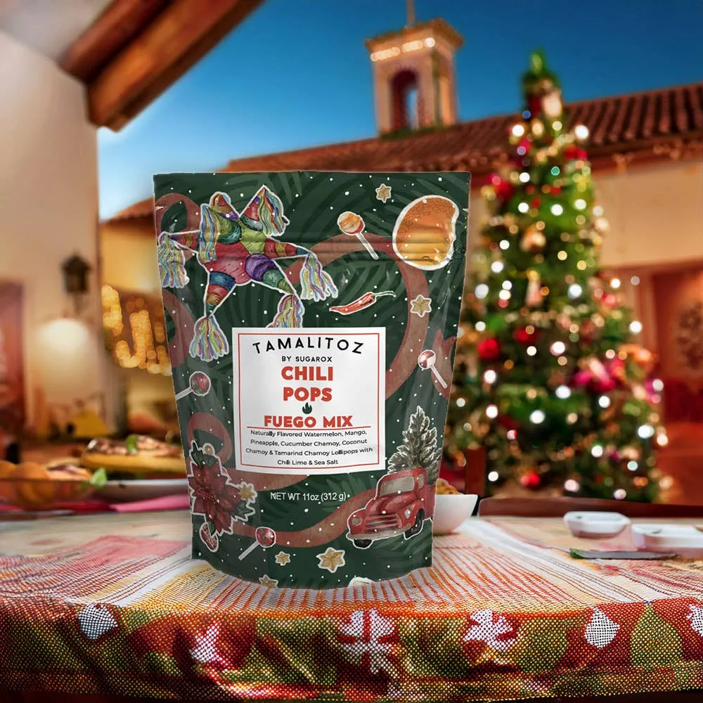 Tamalitoz Chili Pops Fuego Christmas Limited Edition 