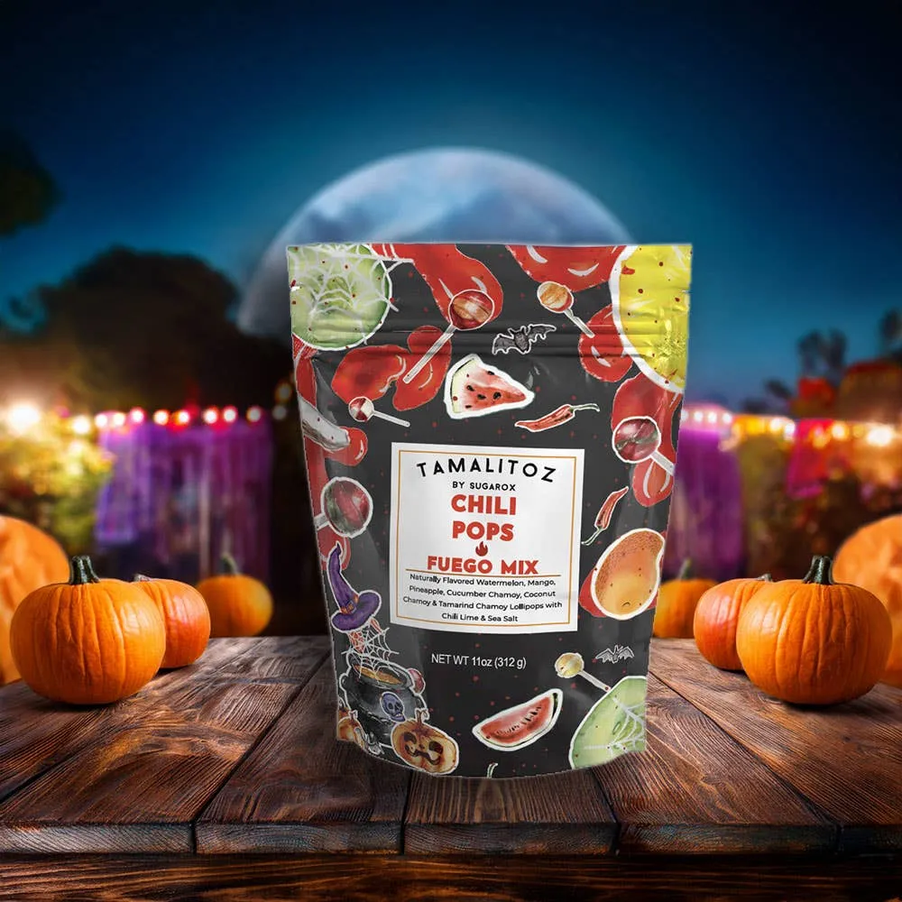 Tamalitoz Chili Pops Fuego Mix Halloween Limited Edition 