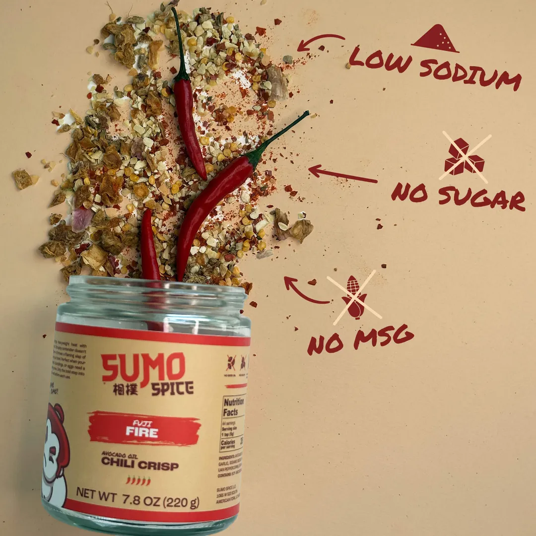 Fuji Fire Healthy Chili Crisp Made with Avocado Oil