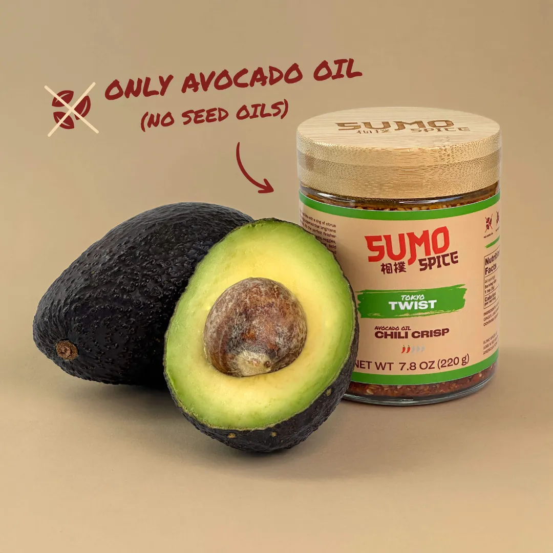 Tokyo Twist Healthy Chili Crisp Made with Avocado Oil