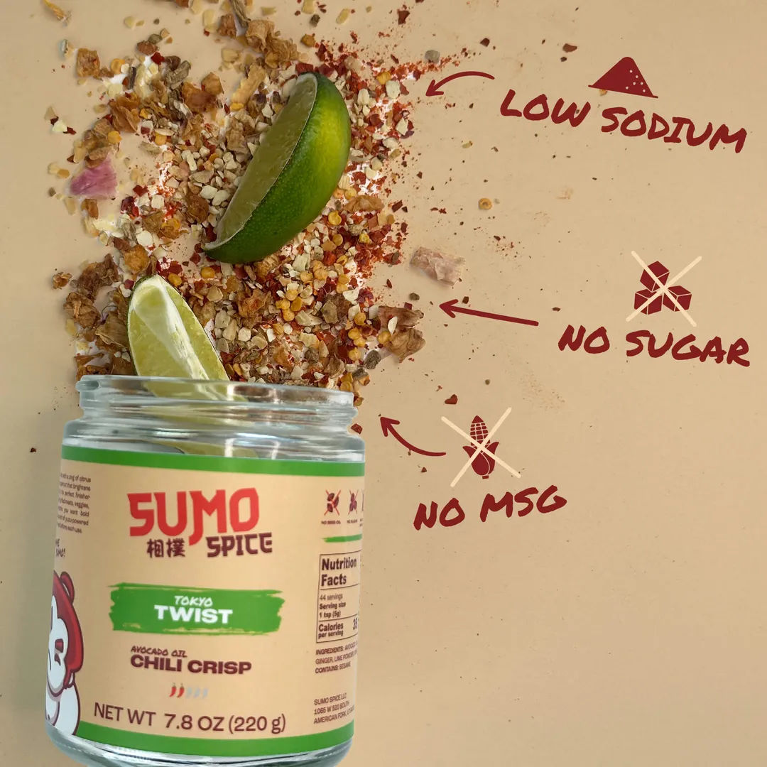 Tokyo Twist Healthy Chili Crisp Made with Avocado Oil