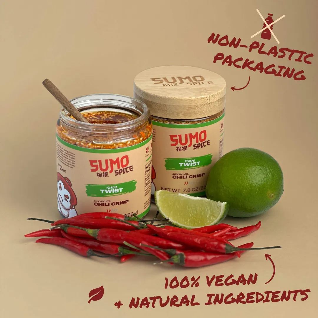 Tokyo Twist Healthy Chili Crisp Made with Avocado Oil